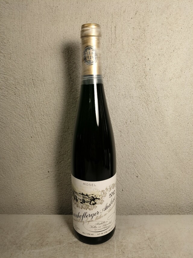Egon Muller Scharzhofberger Riesling Auslese Goldkapsel Versteigerung, 2010