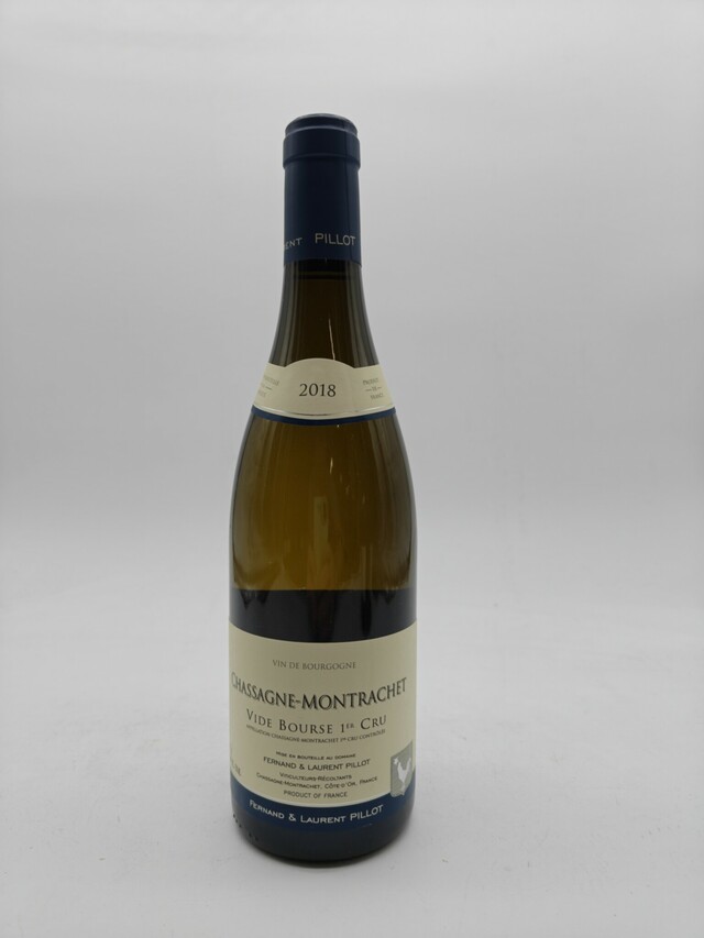Fernand Et Laurent Pillot Chassagne Montrachet Blanc Vide Bourse 1er Cru, 2018