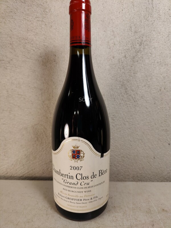 Robert Groffier Chambertin Clos De Beze Grand Cru, 2007