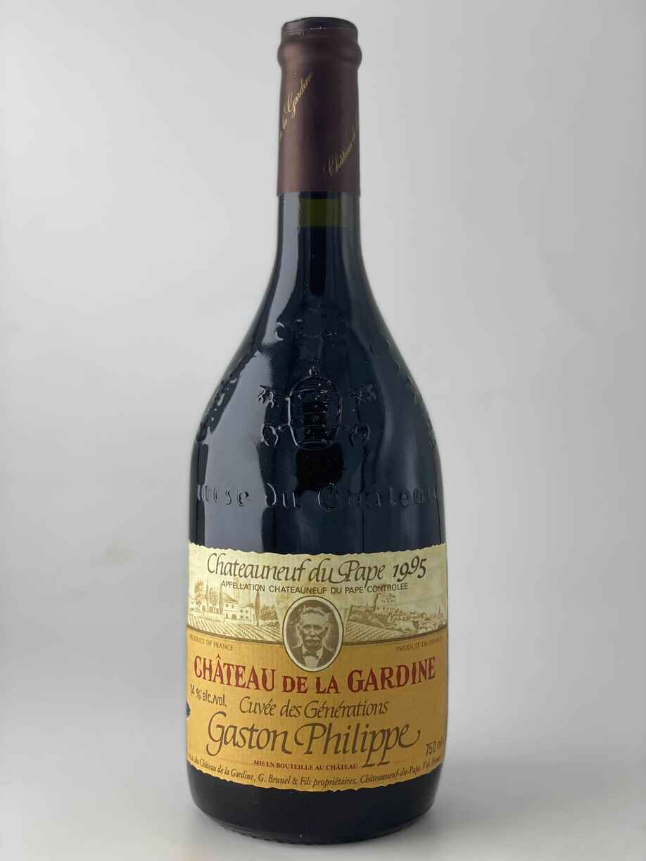 Chateau de la Gardine Chateauneuf du pape Cuvee des Generations 1995