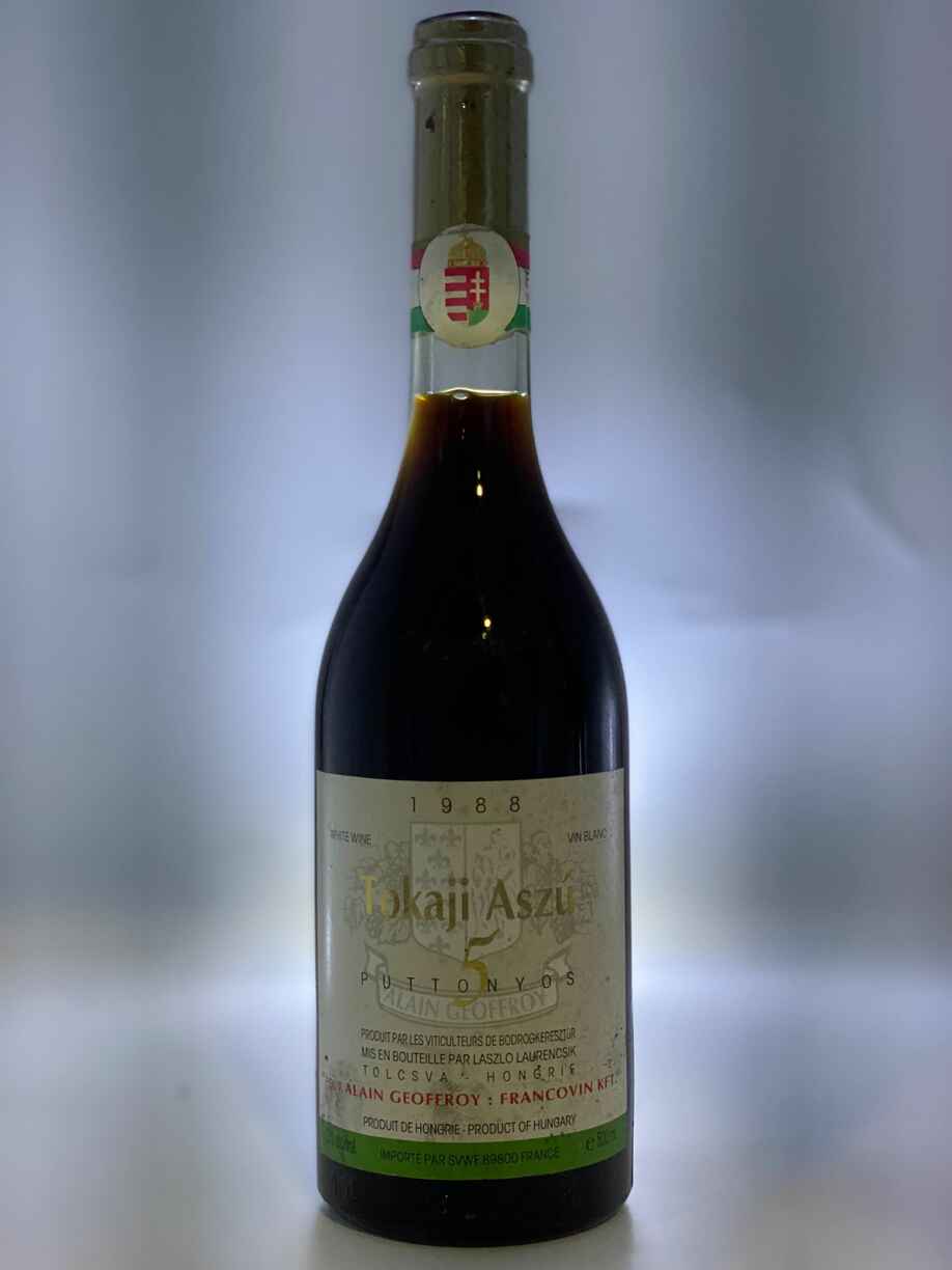 Alain Geoffroy Tokaji Aszu 5 Puttonyos 1988