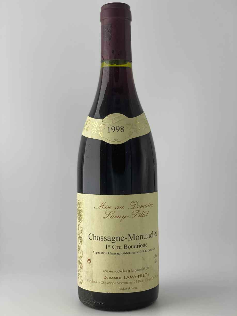 Lamy Pillot Chassagne Montrachet Boudriotte 1er Cru 1998