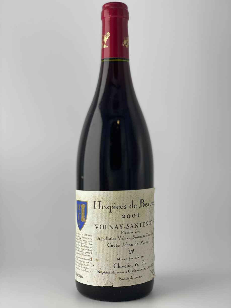 Clavelier & Fils Hospices De Beaune Volnay Santenots Cuvee Jehan De Massol 2001