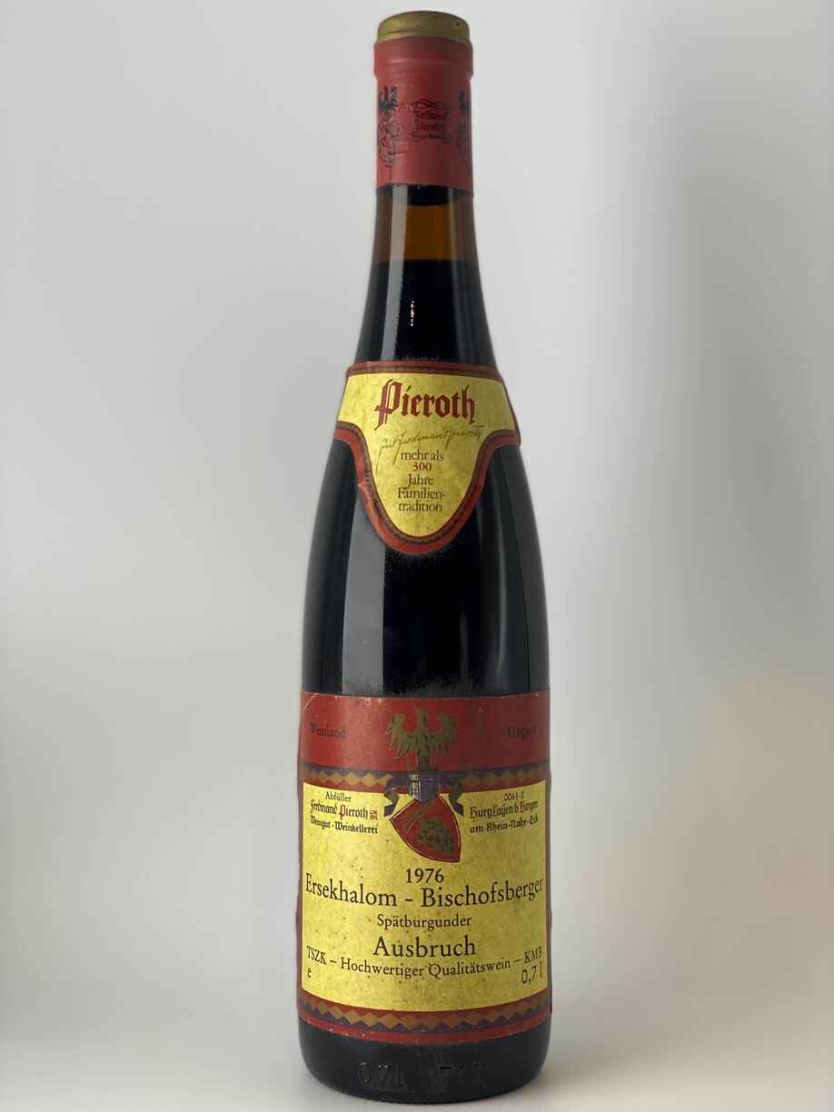 Pieroth Ersekhalom-Bischofsberger Spatburgunder Ausbruch 1976