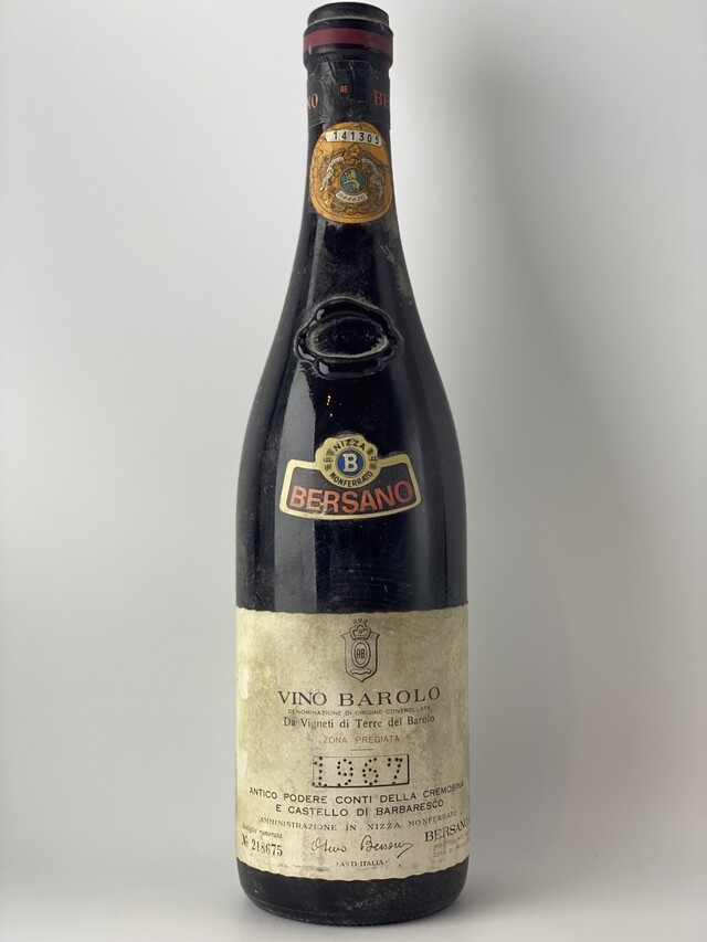 Bersano Barolo, 1967