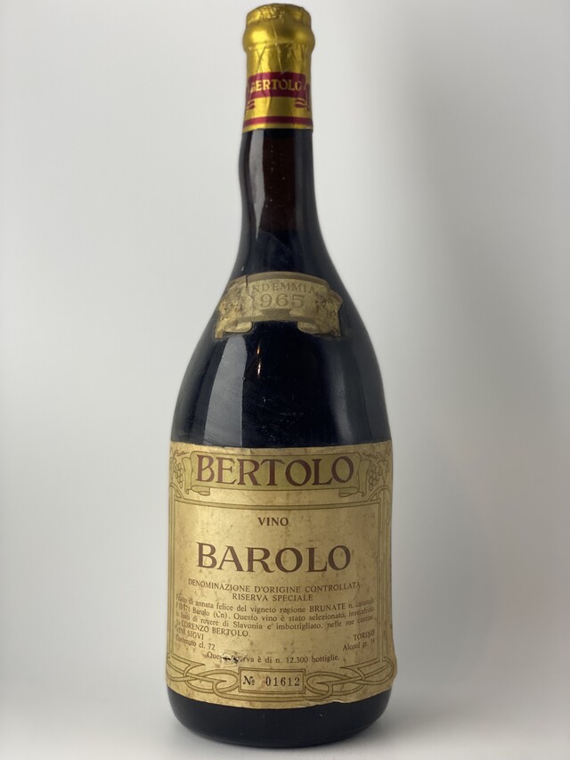 Bertolo Barolo Riserva Speciale, 1965