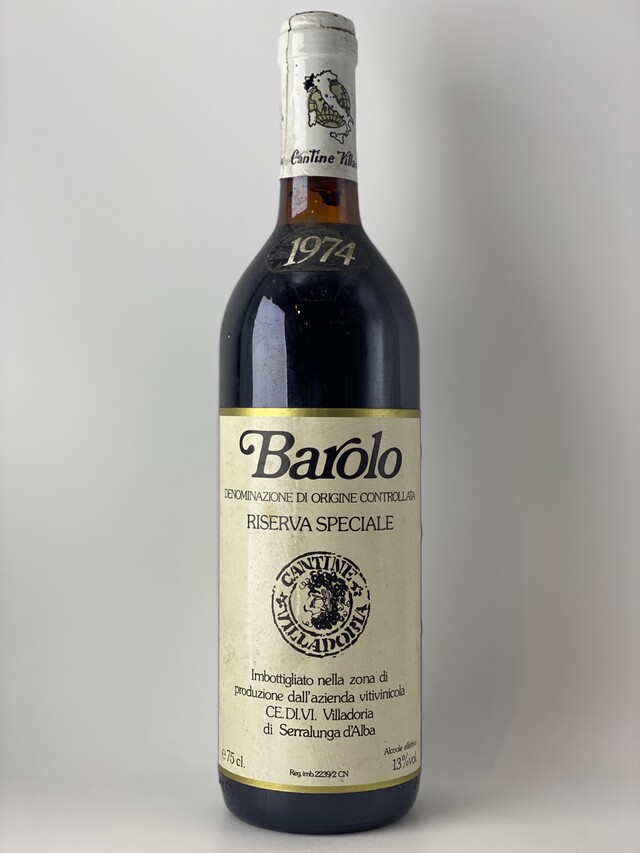 Ce.Di.Vi. Villadoria Barolo Riserva Speciale, 1974