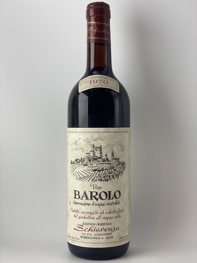 Schiavenza Barolo, 1970