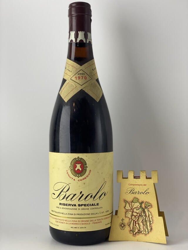 Tenuta Cerequio Barolo Riserva Speciale, 1970
