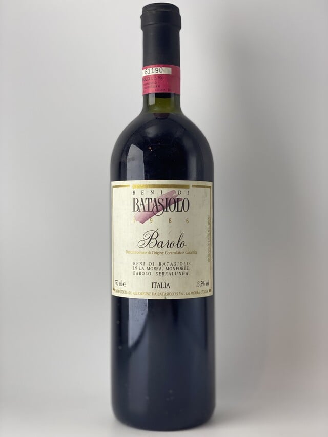 Batasiolo Barolo, 1986