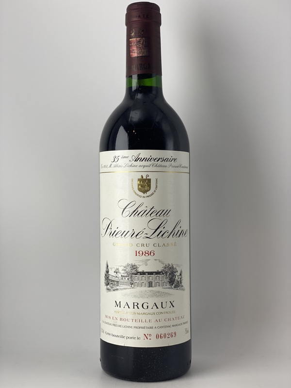Chateau Prieure Lichine, 1986