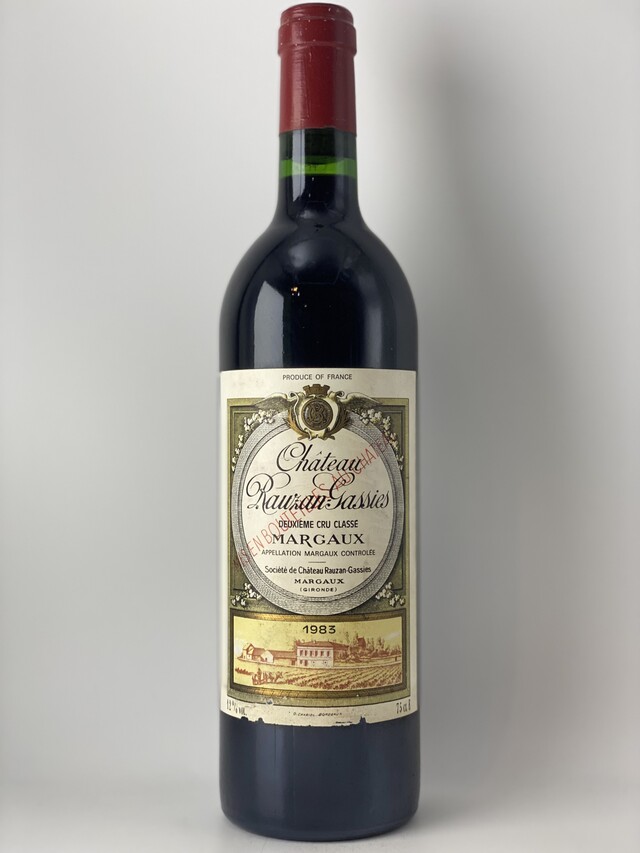 Chateau Rauzan Gassies, 1983