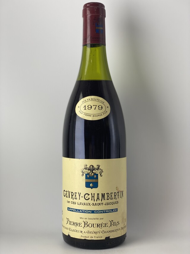 Pierre Bouree Gevrey Chambertin 1er Cru Lavaux Saint Jacques, 1979