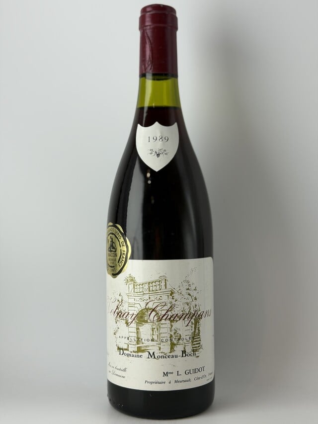 Monceau Boch Volnay Champans 1er Cru, 1989