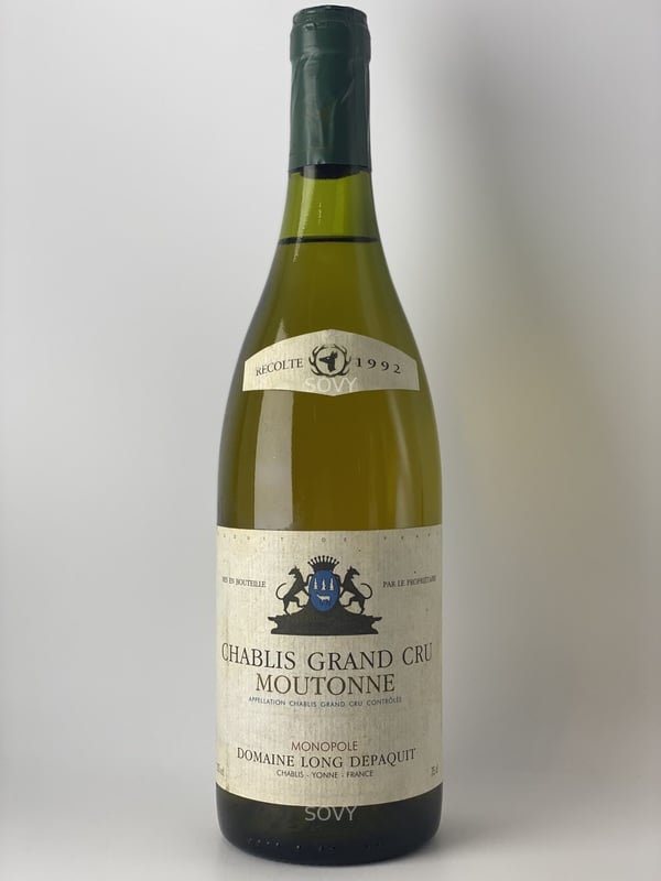 Long Depaquit Chablis Grand Cru La Moutonne Monopole, 1992
