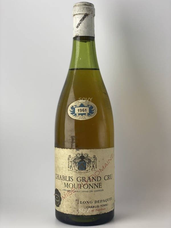 Long Depaquit Chablis Grand Cru La Moutonne, 1961