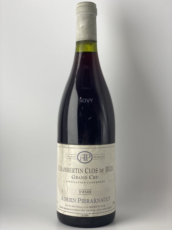 Adrien Pierarnault Chambertin Clos De Beze Grand Cru, 1990