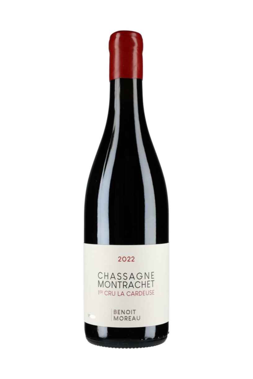 Bernard Moreau Chassagne Montrachet La Cardeuse Rouge 1er Cru 2022