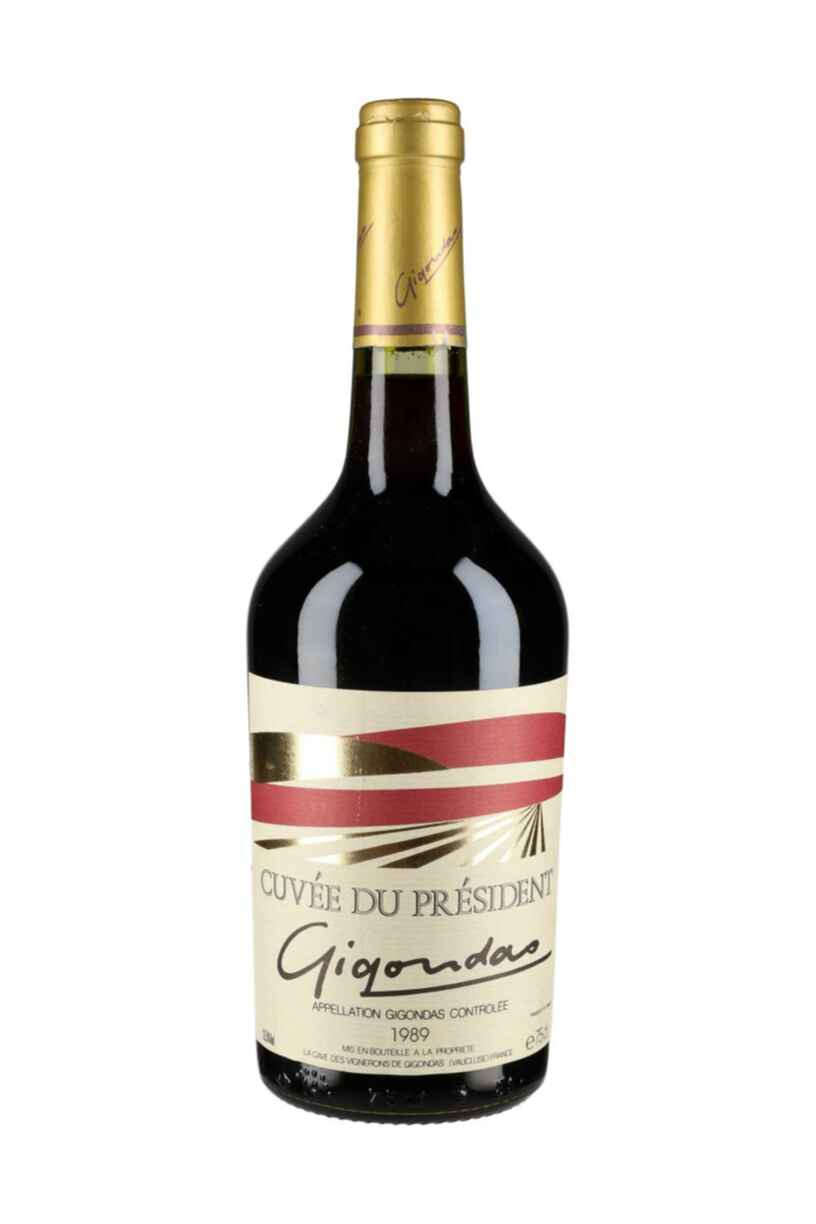 La Cave Des Vignerons De Gigondas Gigondas Cuvee Du President 1989
