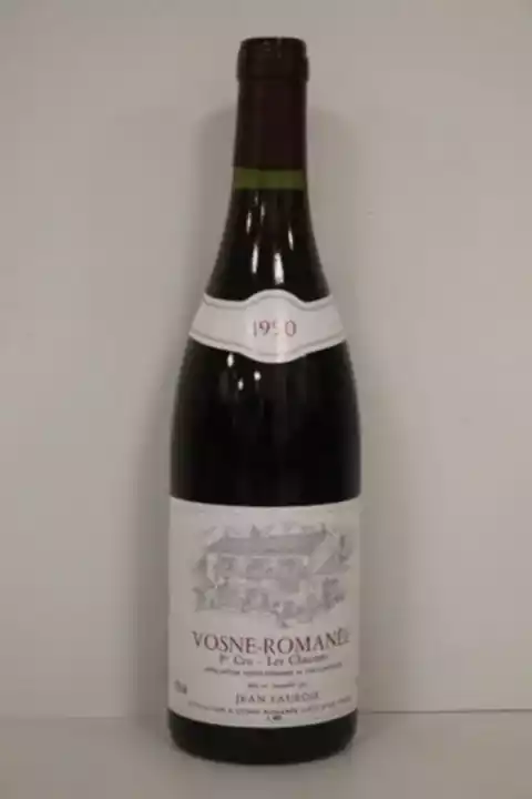 Jean Faurois Vosne Romanee 1er Cru Les Chaumes 1990