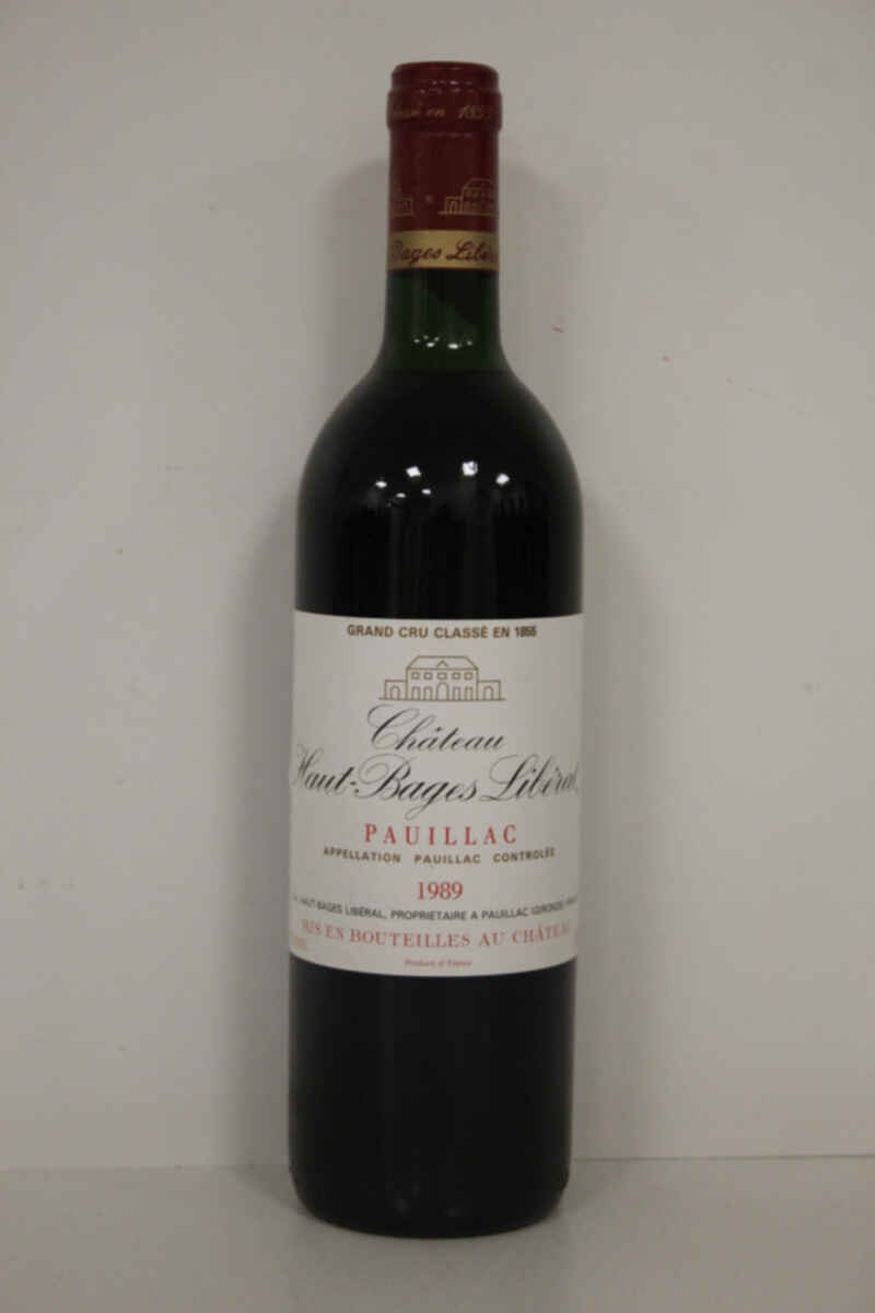 Chateau Haut Bages Liberal 1989