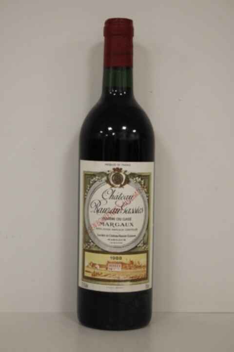 Chateau Rauzan Gassies 1988