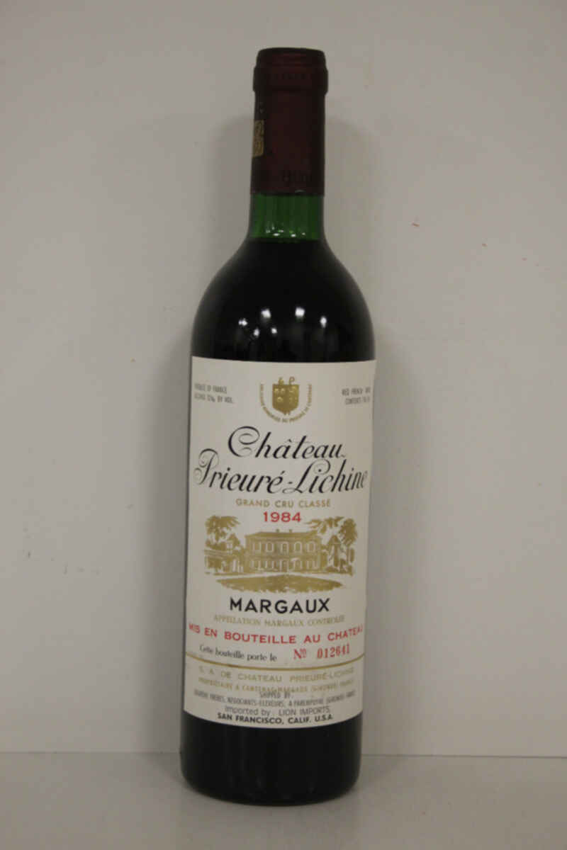 Chateau Prieure Lichine 1984