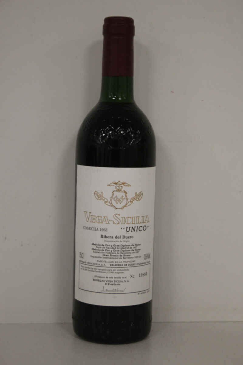 Vega Sicilia Unico 1968