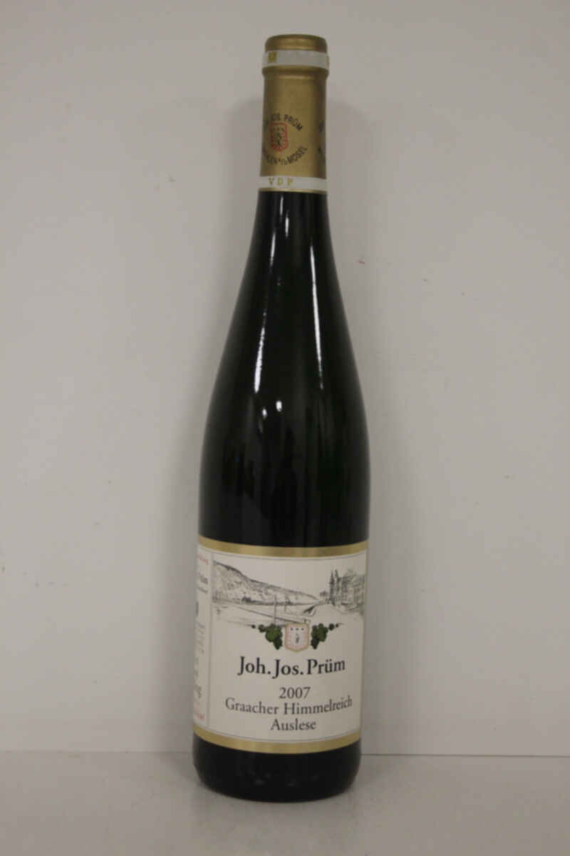 J.j. Prüm Graacher Himmelreich Riesling Auslese Goldkapsel 2007