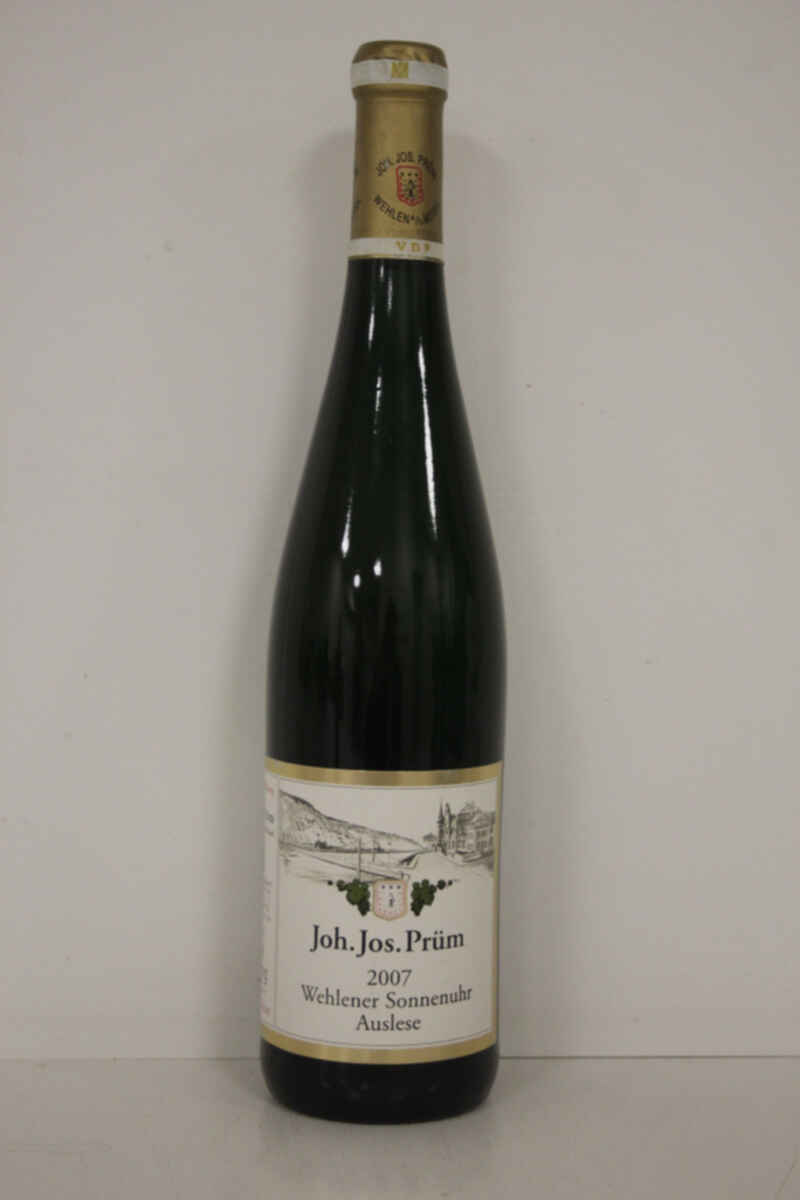 Joh.jos.prum Wehlener Sonnenuhr Riesling Auslese Goldkapsel 2007