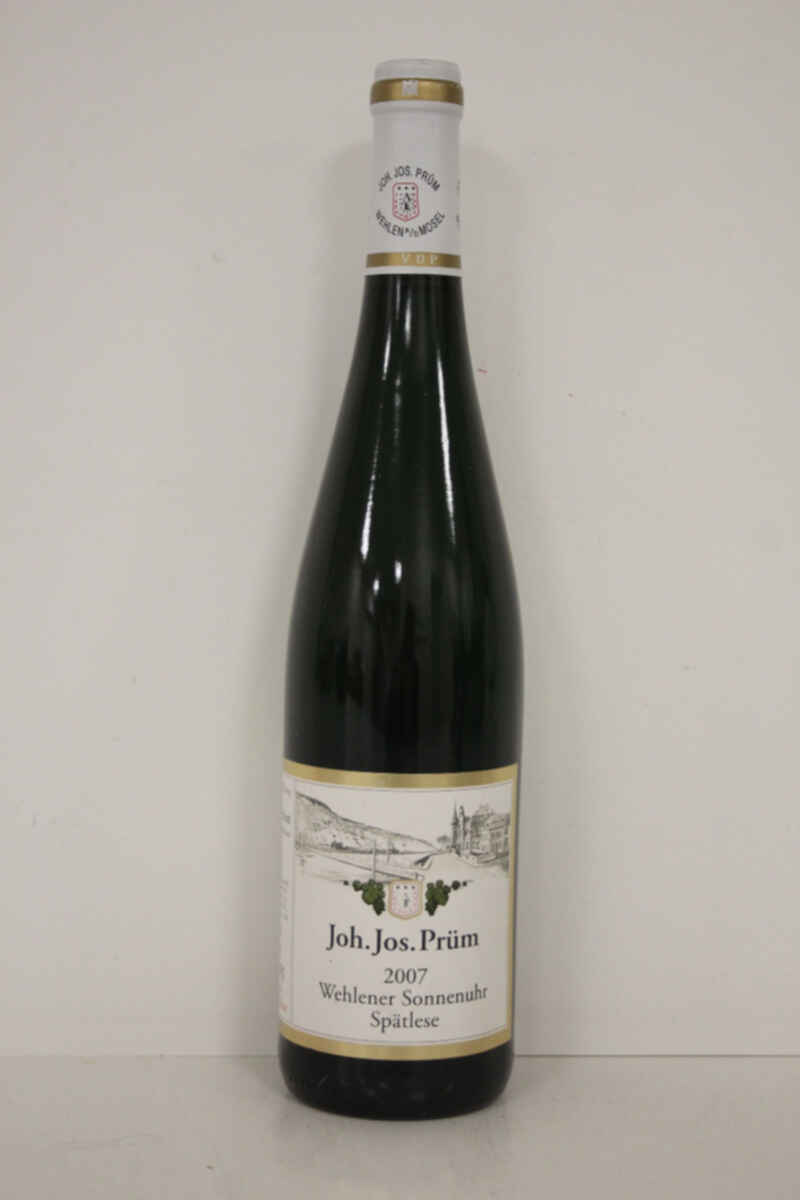 Joh Jos Prum Wehlener Sonnenuhr Riesling Spatlese 2007