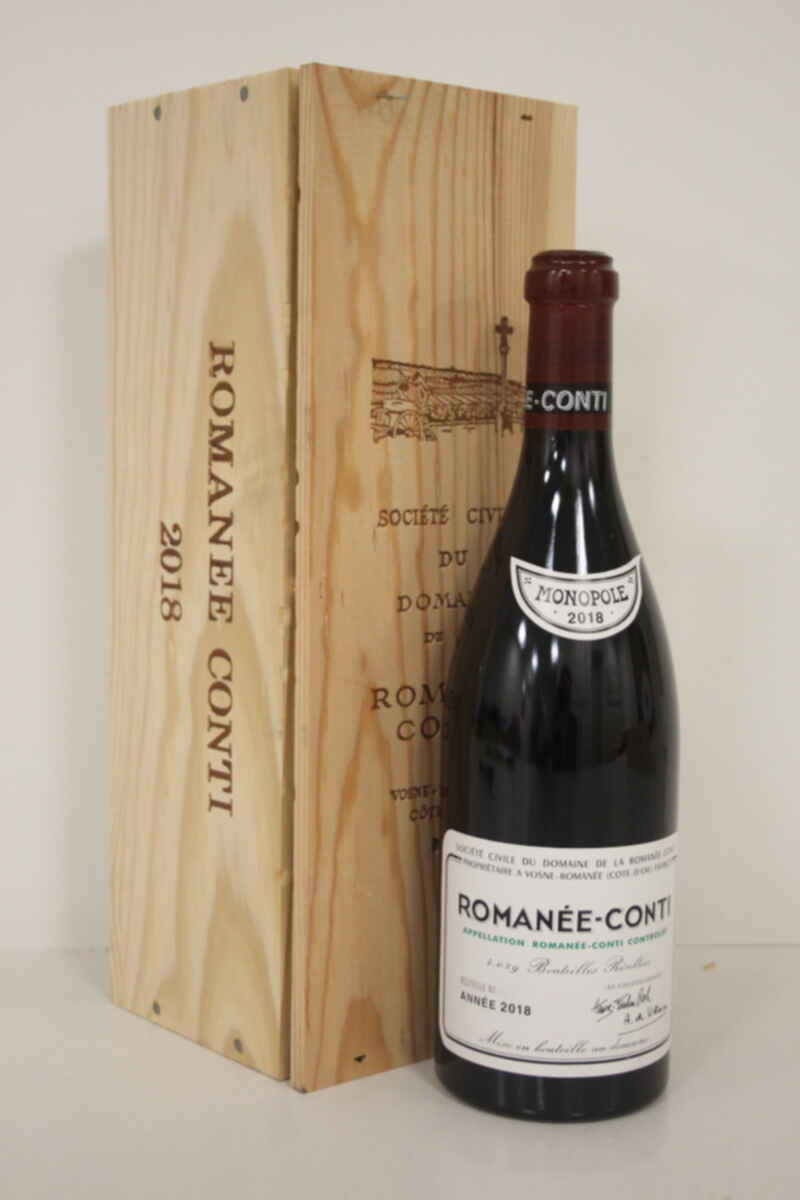 De La Romanee Conti Romanee Conti Grand Cru 2018