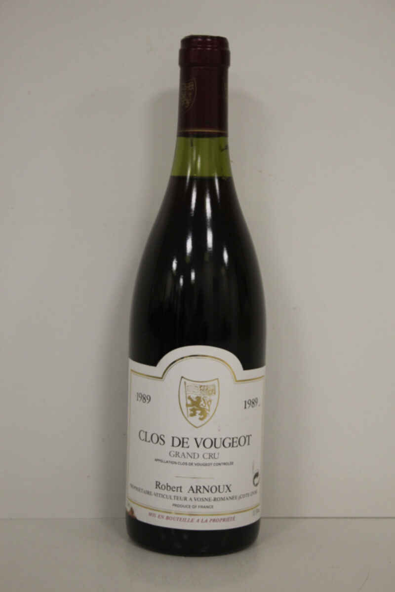 Robert Arnoux Clos De Vougeot  Grand Cru 1989