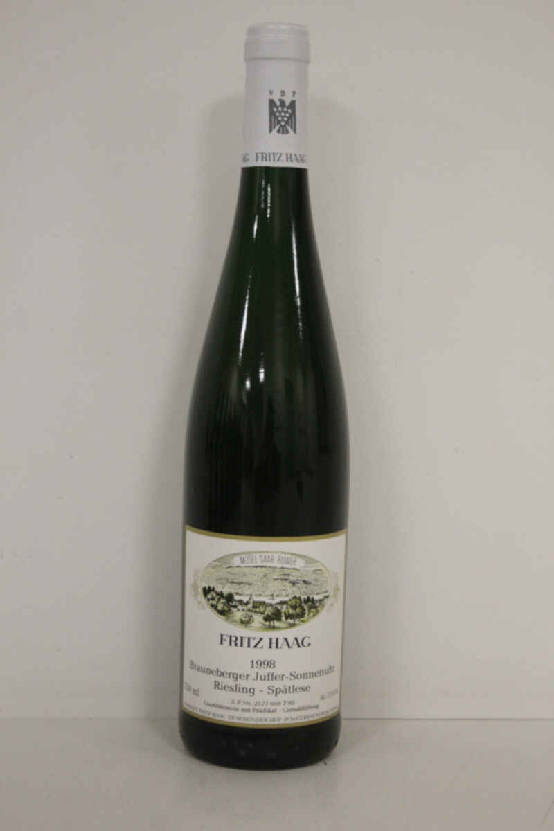 Fritz Haag Brauneberger Juffer Sonnenuhr Riesling Spatlese 1998