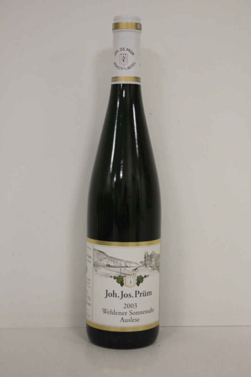 Joh. Jos. Prum Wehlener Sonnenuhr Riesling Auslese 2003