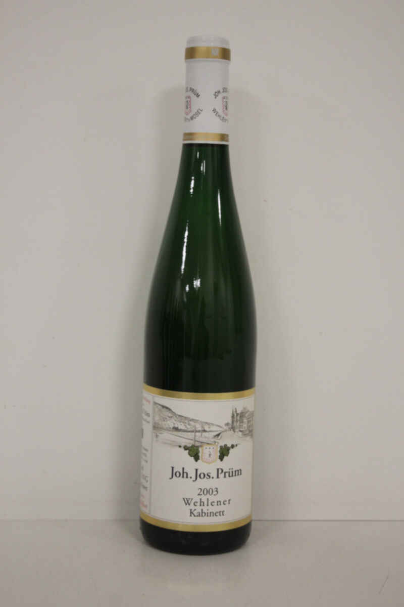 Joh. Jos.prum Riesling Wehlener Sonnenuhr Kabinett 2003