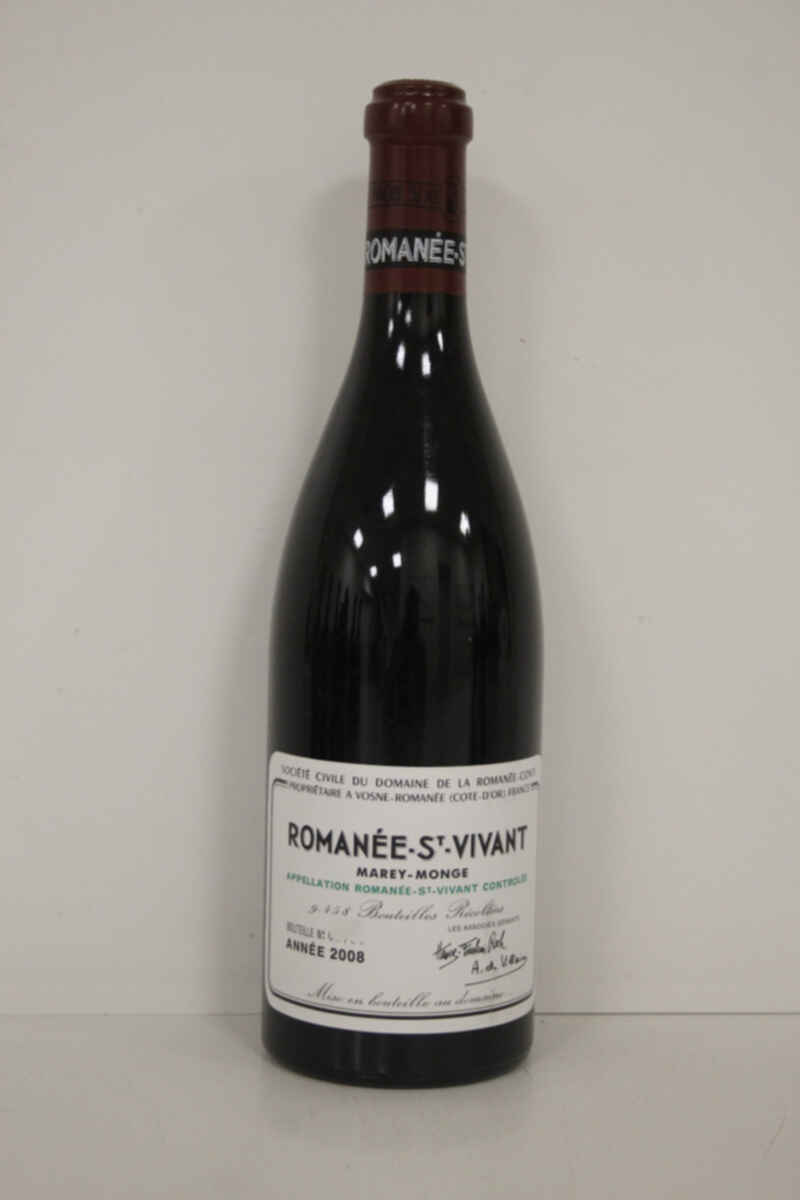 De La Romanee Conti Romanee Saint Vivant Grand Cru 2008