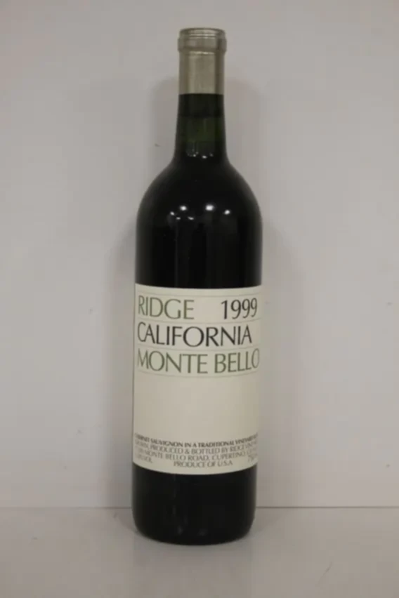 Ridge Montebello Cabernet Sauvignon, 1999