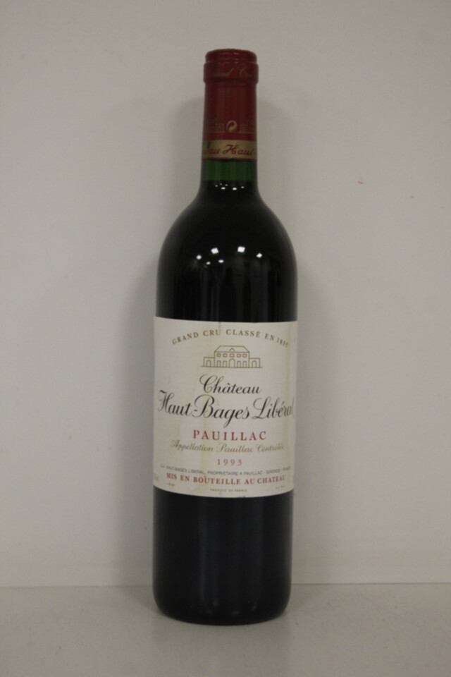 Chateau Haut Bages Liberal, 1993