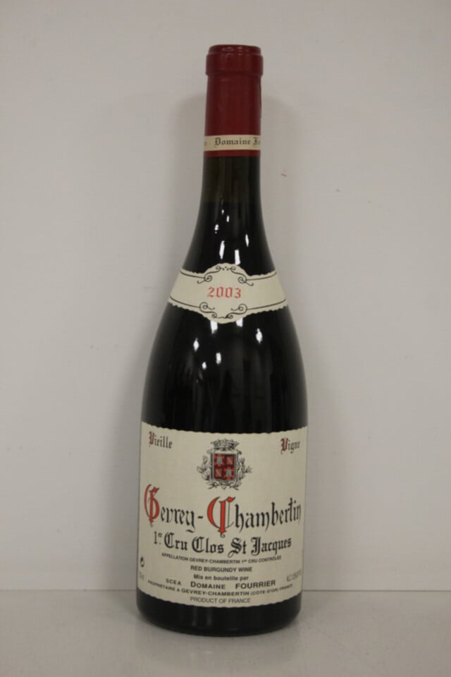 Fourrier Gevrey Chambertin Clos Saint Jacques 1er Cru, 2003