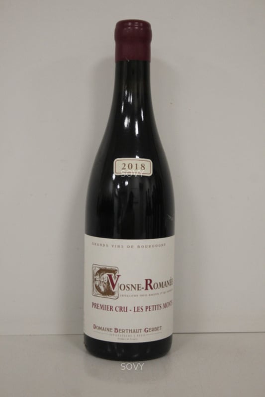 Berthaut Gerbet Vosne Romanee Les Petits Monts 1er Cru, 2018