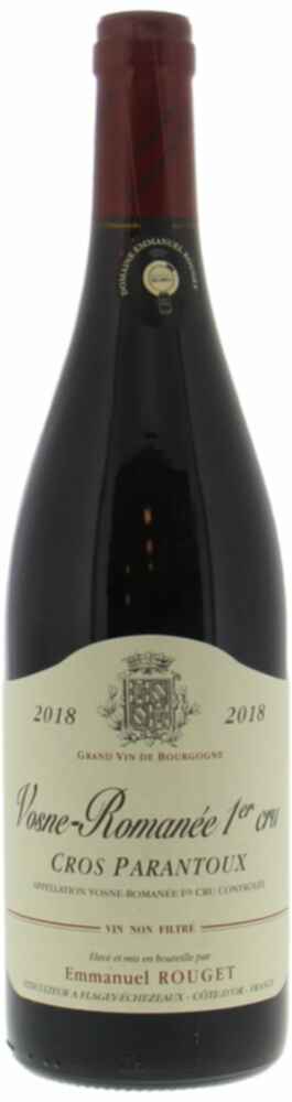 Emmanuel Rouget Vosne Romanee Cros Parantoux 1er Cru 2018