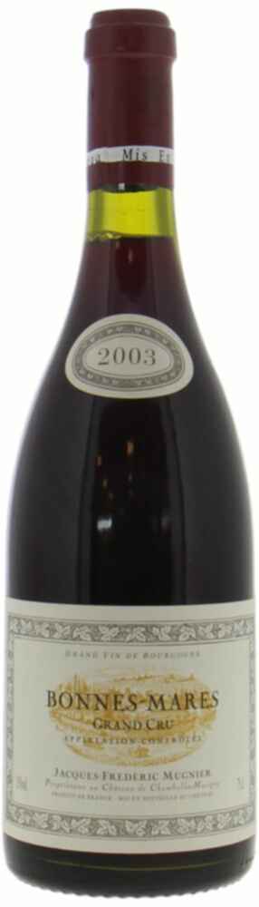 Jacques Frederic Mugnier Bonnes Mares Grand Cru 2003