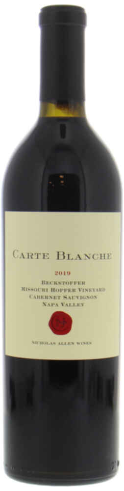 Carte Blanche Cabernet Sauvignon Beckstoffer Missouri Hopper Vineyard 2019