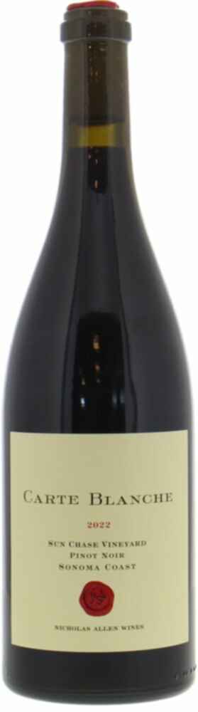 Carte Blanche Pinot Noir Sun Chase Vineyard 2022