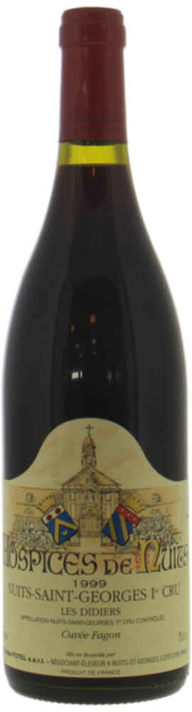 Nicolas Potel Nuits-saimt-georges 1ste Cru Les Didiers Hospices De Nuits Cuvee Fagon 1er Cru 1999