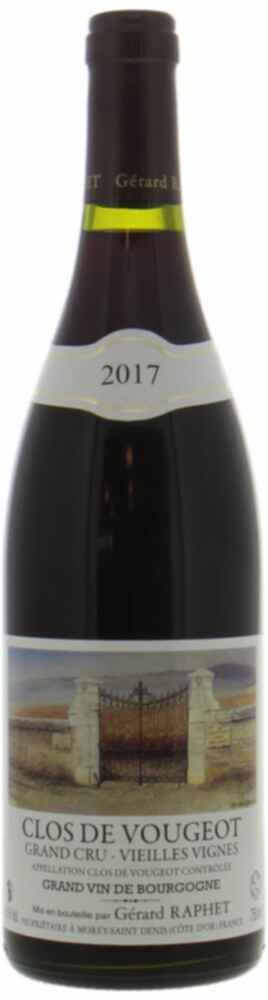 Gerard Raphet Clos Vougeot Vieilles Vignes Grand Cru 2017