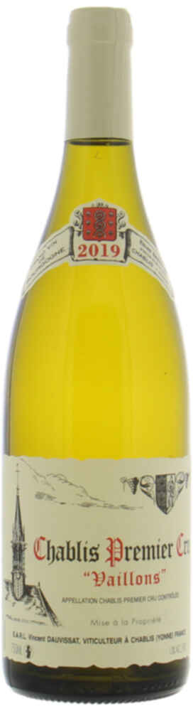 Vincent Dauvissat Chablis Vaillons 1er Cru 2019