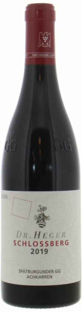 Dr. Heger Achkarrer Schlossberg Spatburgunder Gg 2019