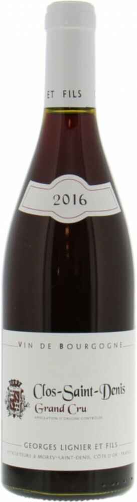 Georges Lignier Clos Saint Denis Grand Cru, 2016